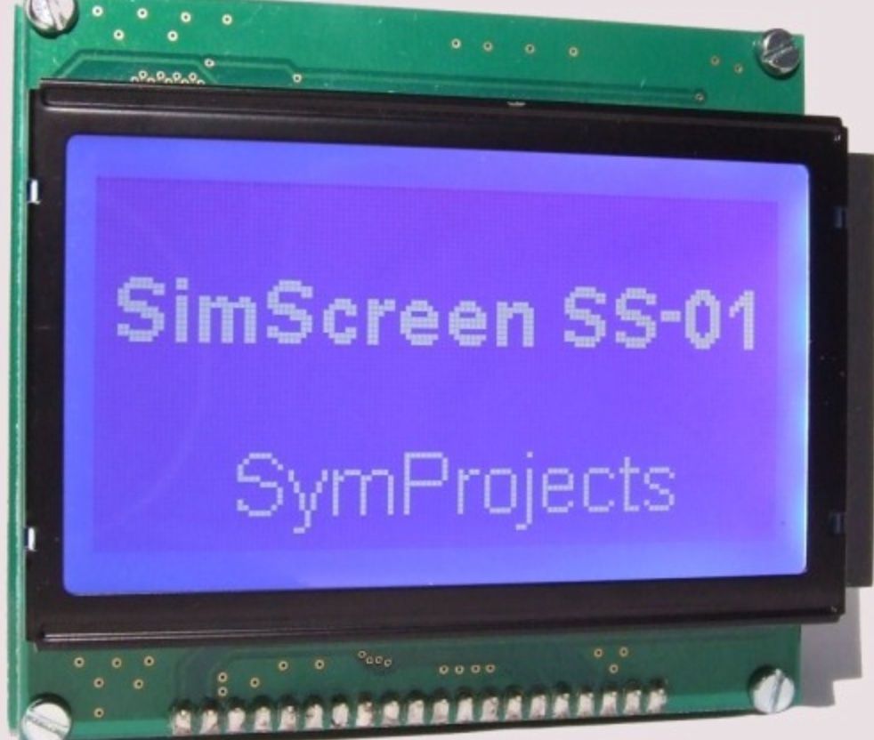 Monitor: SimScreen SS-01 und 1.5" display for JC-LED von  SymProjects – Usato da Steckborn venduto da rboelsterli