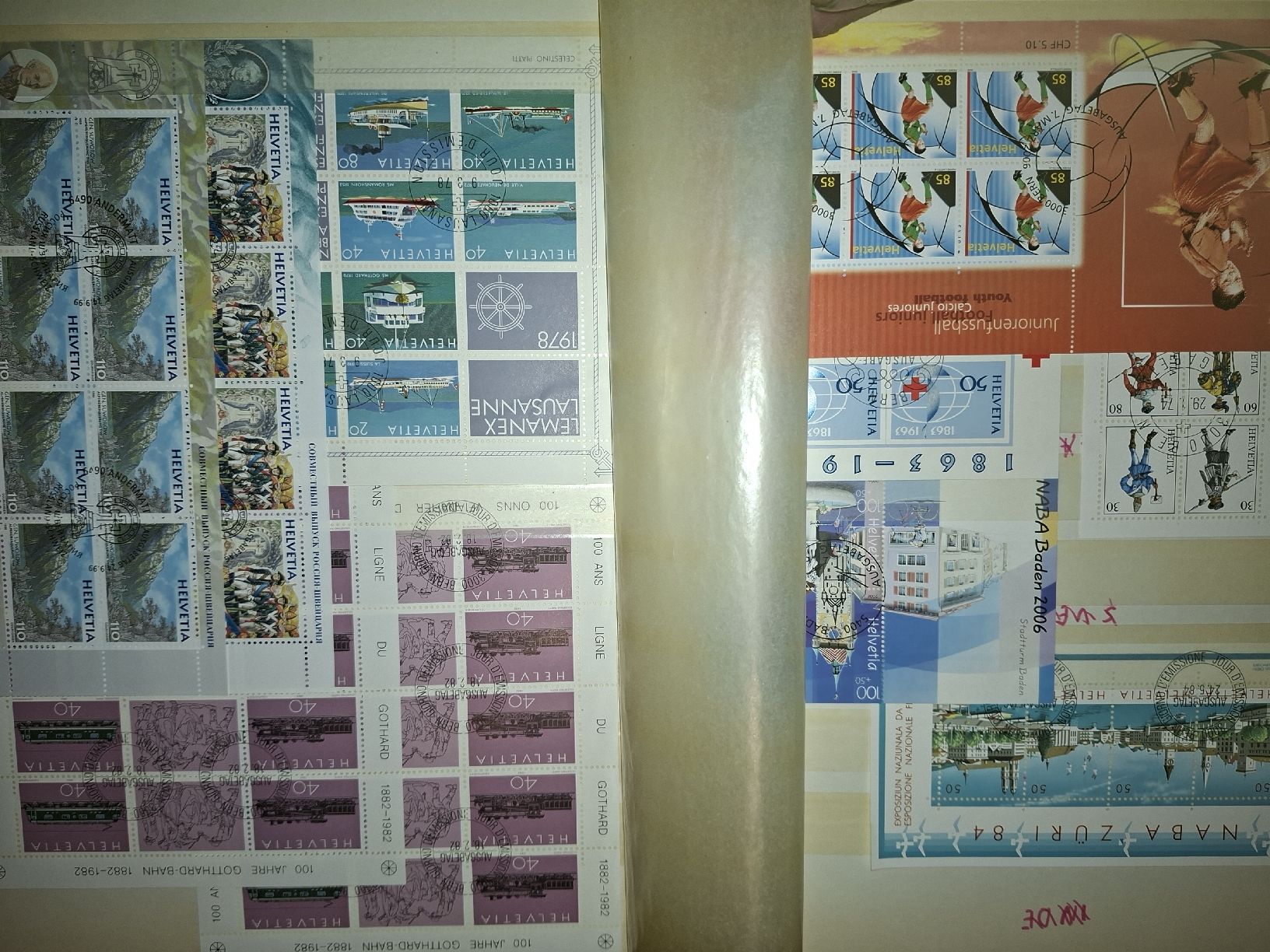Tous les timbres: Album Kleinbögen / 4er Blocks / divers  – D'occasion à Balgach par SIMEON27 2