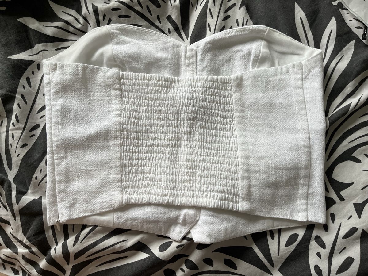 Tops: Haut bustier blanc S 🤍 – Neu (gemäss Beschreibung) aus Bramois von cyr_sb8d 1