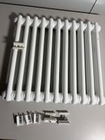 Kleiner Zehnder Radiator, Charleston, 52x 49cm hoch, 6cm tie