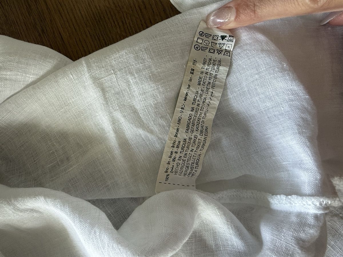 Zara Camicette: Zara Leinen Bluse Weiss, XS S – Usato da Ottenbach venduto da Suni_82 1
