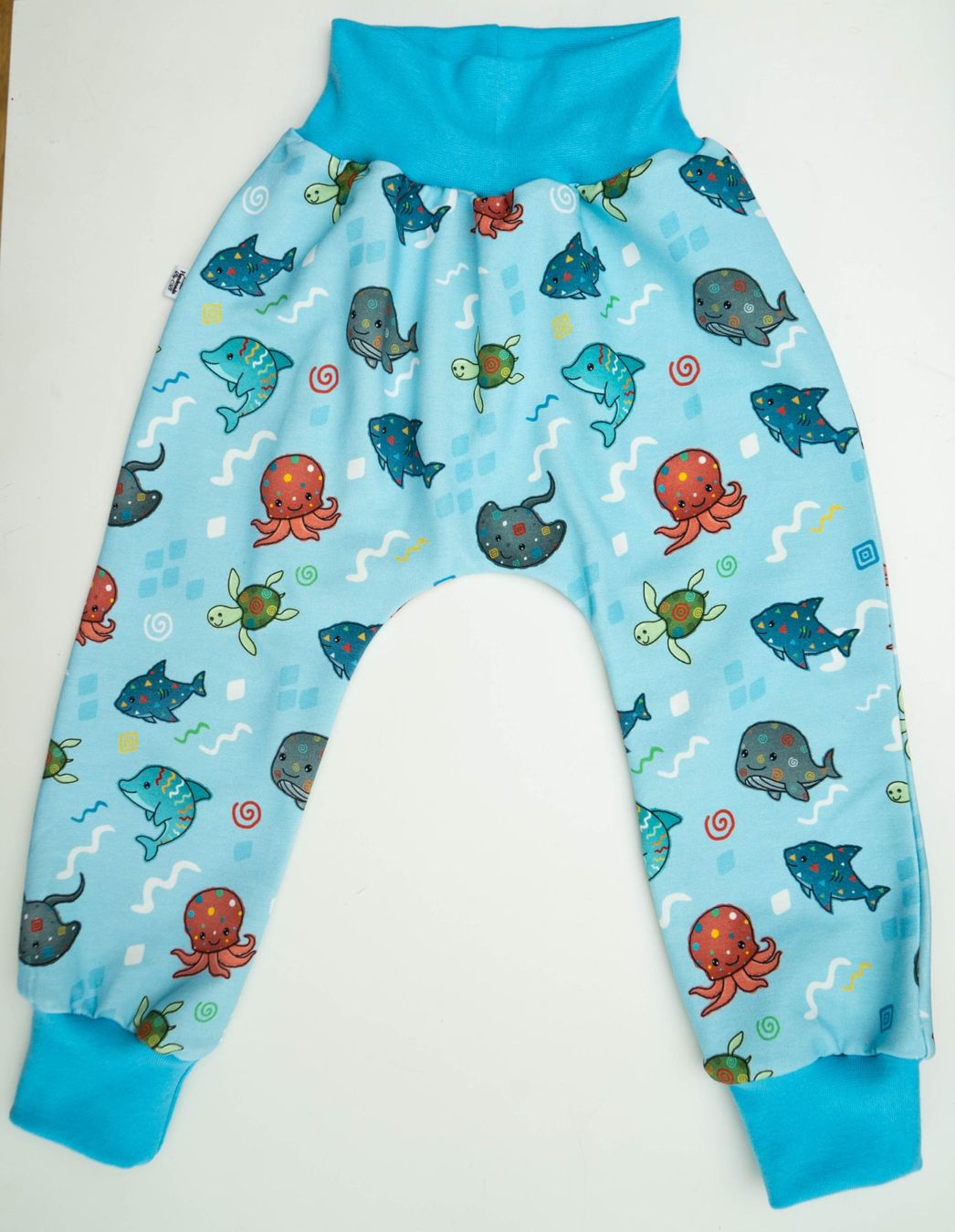 Hosen: Sweat Pumphose mit Unterwassertiere - Gr.86/92 NEU – Neu und originalverpackt aus Zürich von sambaum 1
