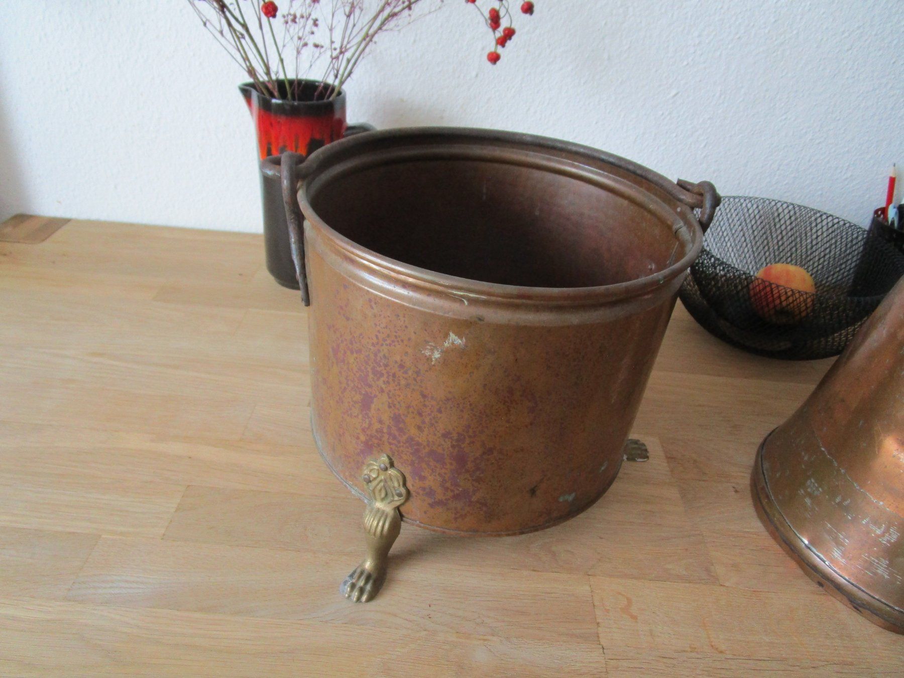 Pentole: Antike Kupfer Kanne / Topf Set – Usato da Scuol venduto da Luana.. 5