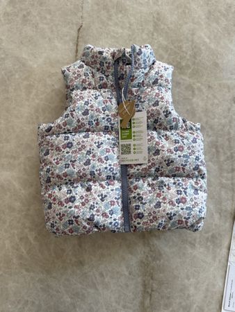 NEUE Baby Weste  / Gilet gefüttert Gr. 80 ink Etikett