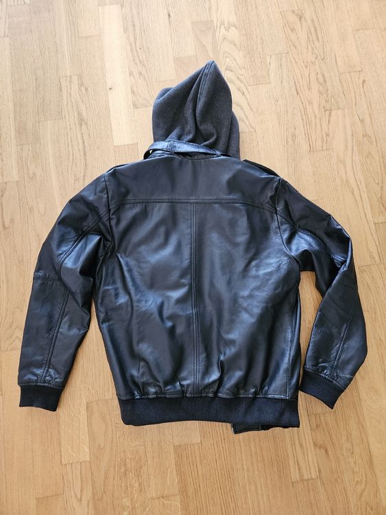 Giacche: Lederjacke Herren - Grösse L - Solid - schwarz – Usato da Thun venduto da NWY 3