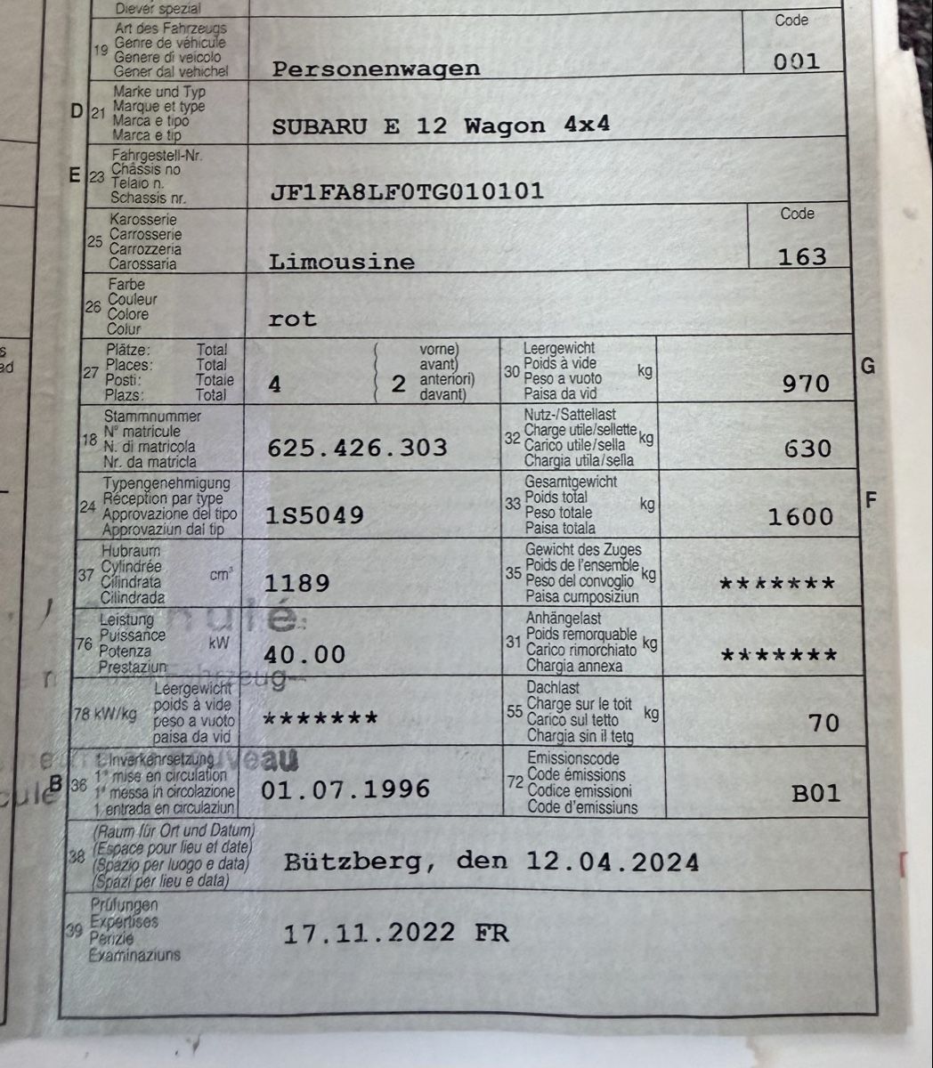 Subaru Automobili: Subaru E12 – Usato da Zell LU venduto da rob_rmv5 9