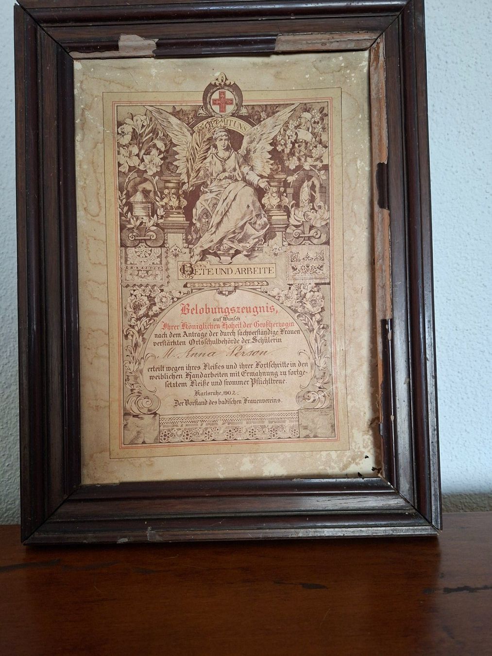 Documenti: antike Urkunde 1902,Dachbodenfund – Usato da Zweidlen venduto da zah_b2hj