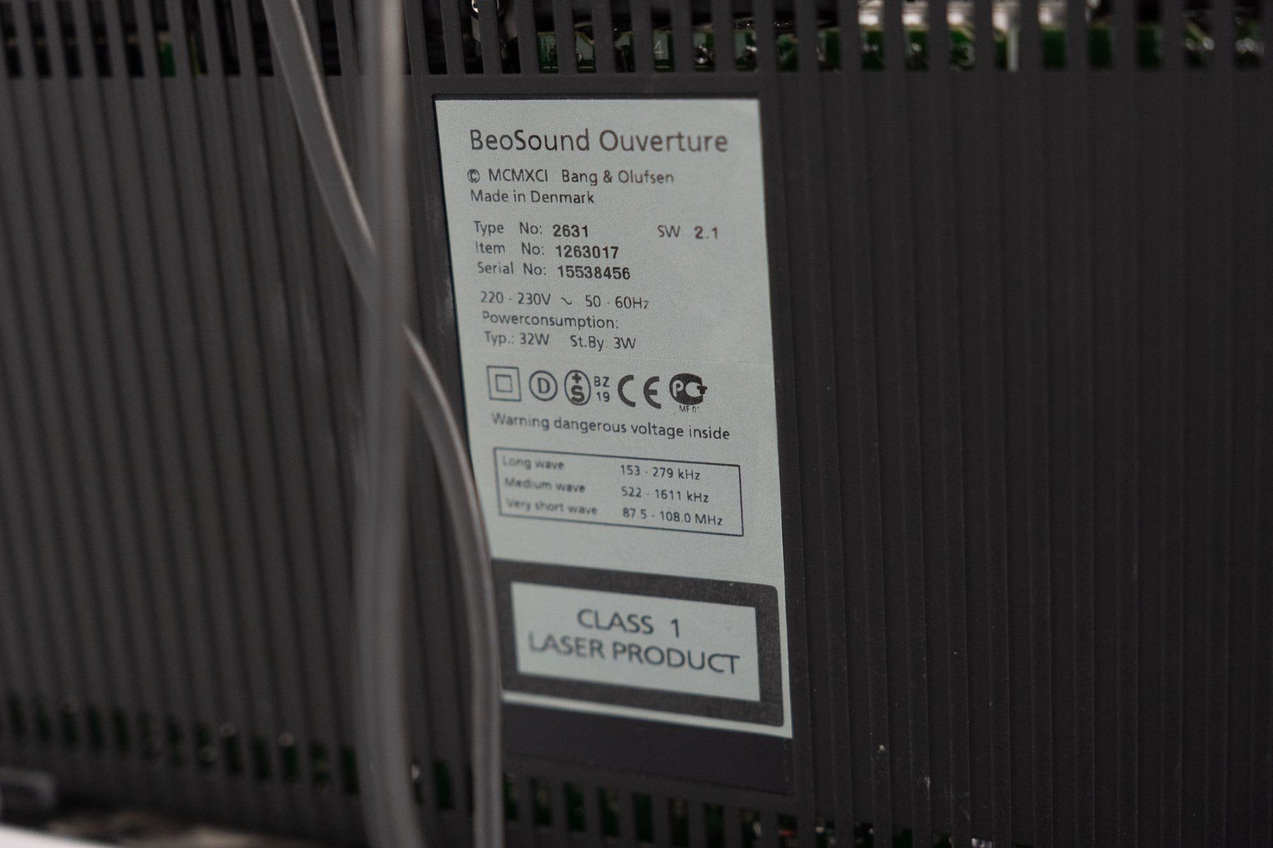 Bang & Olufsen Sistemi audio & multimediali: B&O BeoSound Ouverture mit 2 Standlautsprechern - Ref. 07/35 – Usato da Au ZH venduto da BrockiAu 6