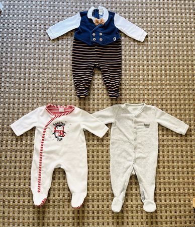 3 Pyjamas velours Taille 62