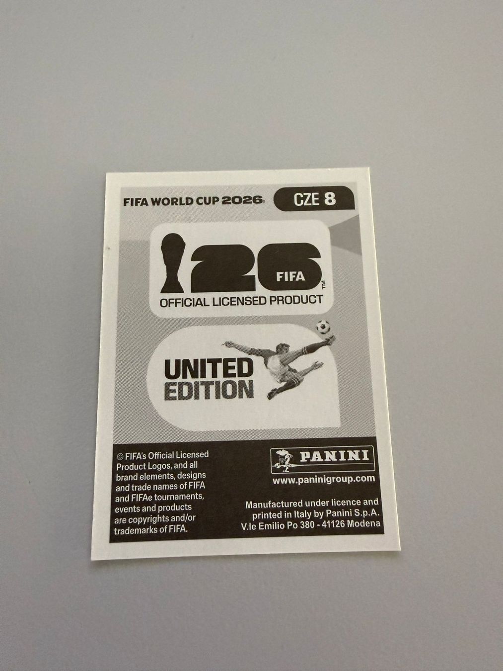 Panini Carte collezionabili: Carte panini 2026 - CZE 8 – Nuovo (secondo la descrizione) da La Neuveville venduto da Ibo2300 1