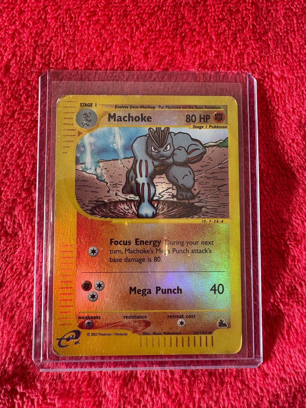 Pokémon Carte collezionabili: Machoke 38/144 Reverse Holo / EN – Usato da Petit-lancy venduto da Jototti