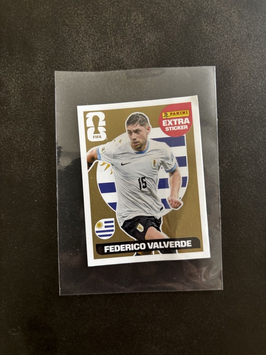 Panini Carte collezionabili: Federico Valverde  Extra Gold Panini 2026 – Nuovo (secondo la descrizione) da Romanel-sur-Lausanne venduto da fab3009
