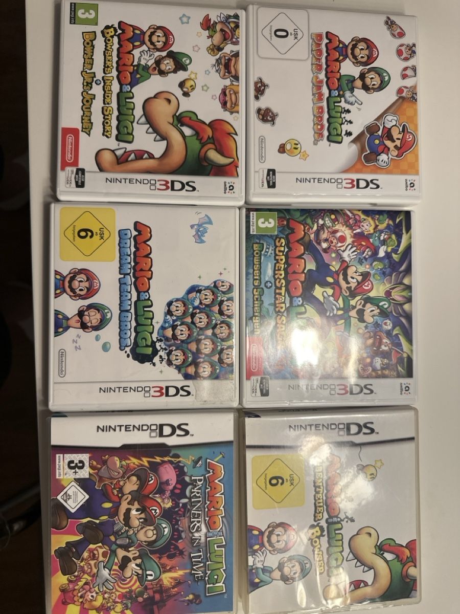 Nintendo Spiele: Mario & Luigi Sammlung+ New Super Mario Bros – Neu (gemäss Beschreibung) aus Buchs AG von ben_9t2x
