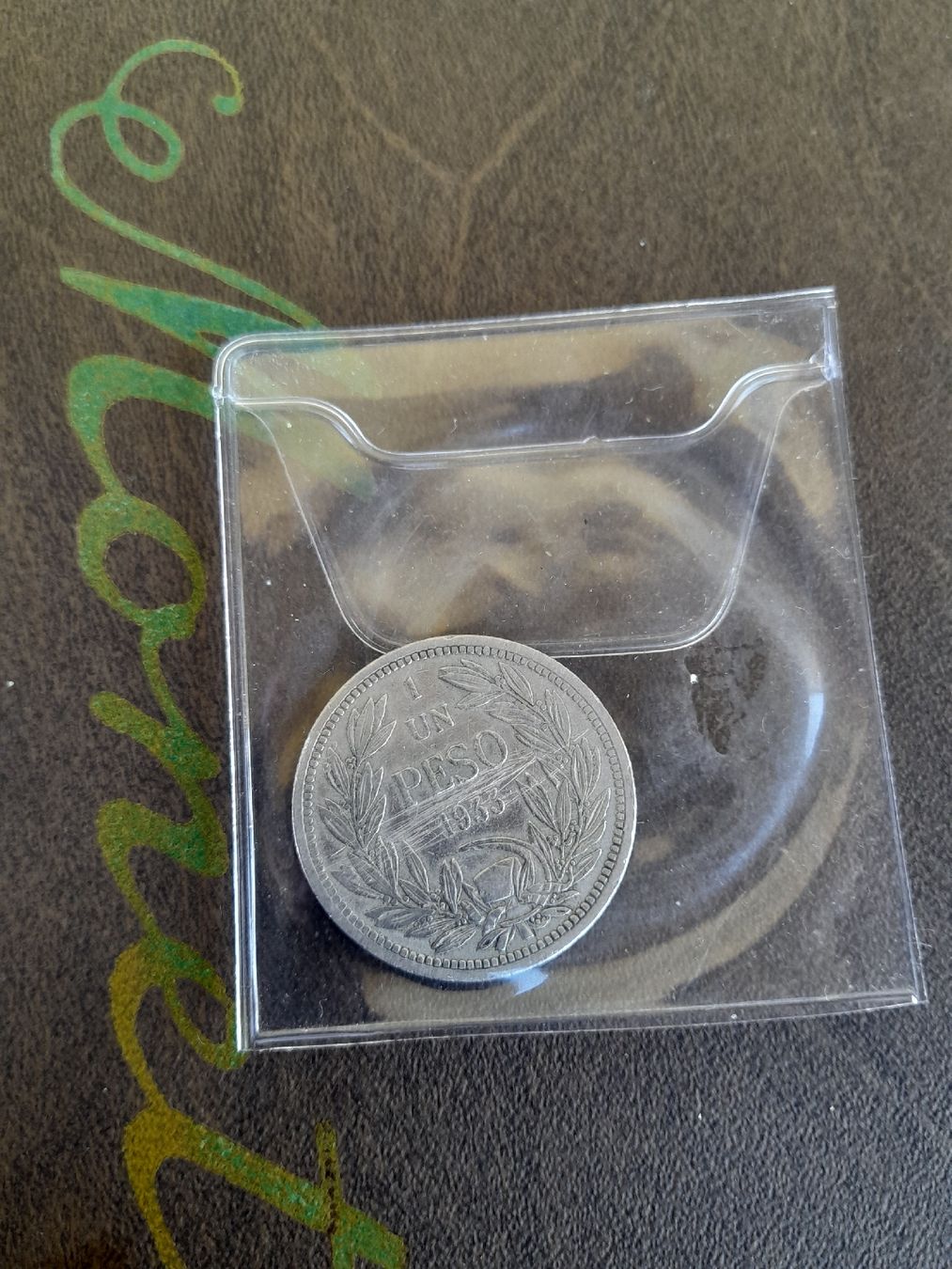 Alle Münzen: 1 Peso 1933 République du Chili – Gebraucht aus Basel von Basel_20 9