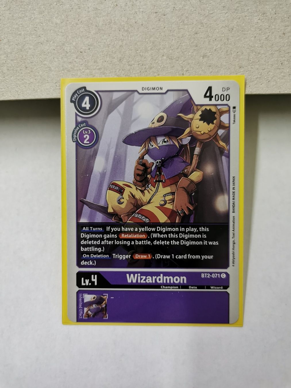 Carte collezionabili: Digimon Karte Wizardmon BT2-071 2021 – Nuovo (secondo la descrizione) da Sisseln AG venduto da schenk-figuren