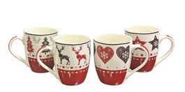 X-Mas Tasse New Bone China (1 Stk.) Elch