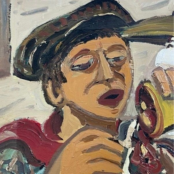 Dipinti: Giuseppe Lippoli - Venditore di castagne 1987 – Nuovo (secondo la descrizione) da Bruettisellen venduto da Collector_Store 8