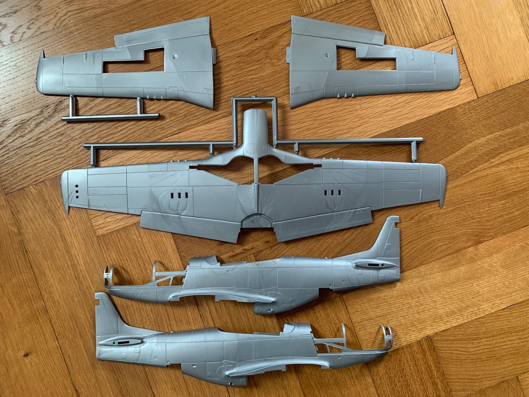 Airfix Modellbausätze & Standmodelle: AIRFIX  1/24  P-51D Mustang – Gebraucht aus Thun von Zombo66 2