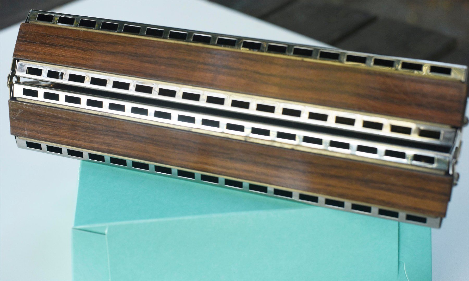 Hohner Strumenti musicali: HOHNER einmalige Bass-Mundharmonica "CHROMATICA" – Usato da Wilen b. Wollerau venduto da tommton 6