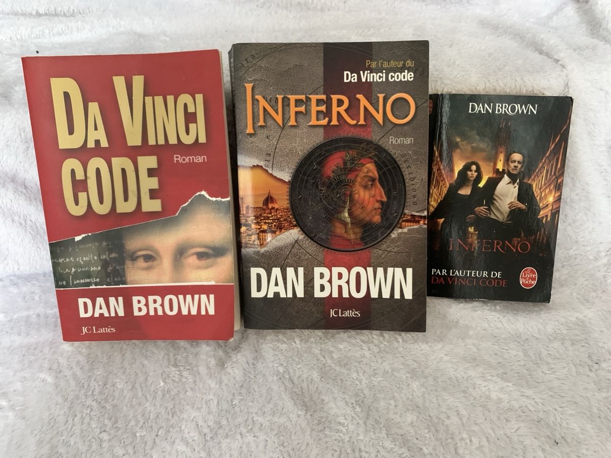 Libri: Lot de 3 romans de Dan Brown – Usato da Salavaux venduto da Lune_Diurne