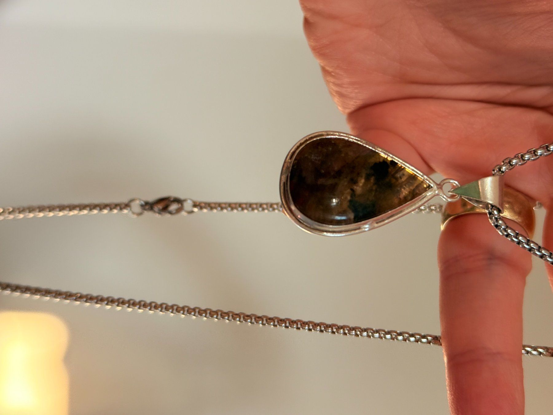 Catenine: Collier Labradorite - Élégant et unique – Nuovo e nell'imballaggio originale da Genève venduto da AGBERG 6