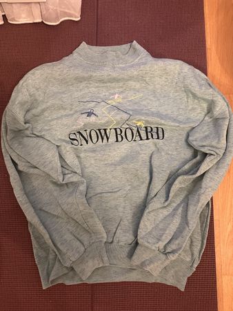 Vintage Snowboard Pullover Sweater Gr. M - Perfektes Outfit 