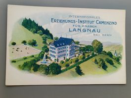 Litho PK / Erziehungs Institut Camenzind für Knaben Langnau 