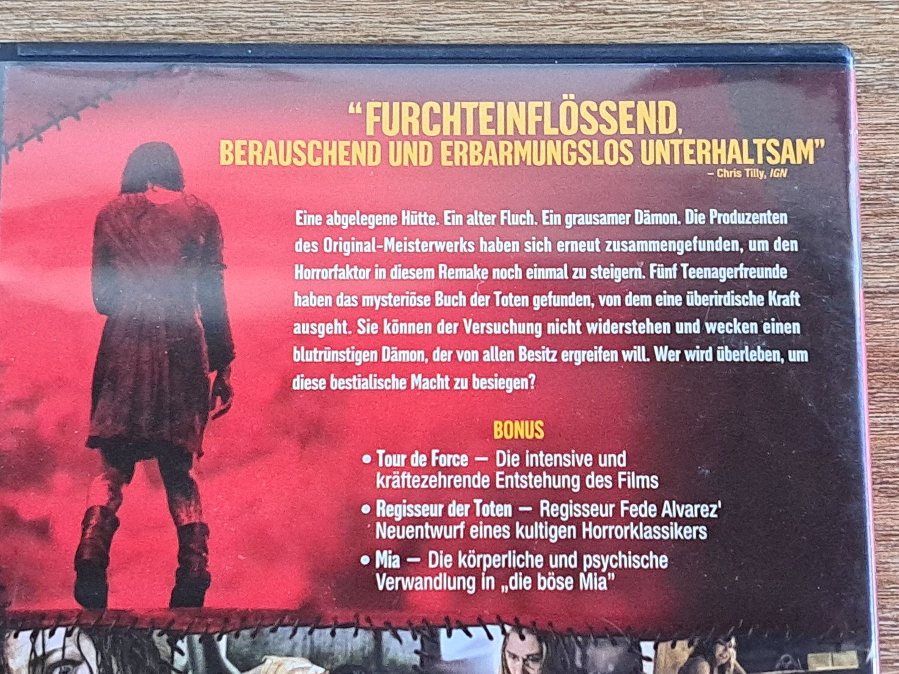 Tutti i DVDs: DVD Evil Dead mit Elizabeth Blackmore 2013 – Nuovo (secondo la descrizione) da Unterseen venduto da Kanica 2