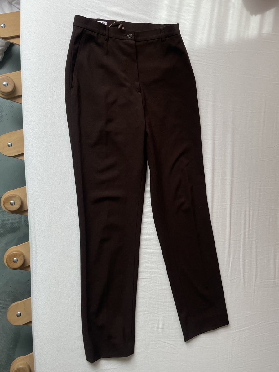 Jil Sander Pantaloni: Zeitlose Jil Sander Hose Braun 34 – Usato da Zürich venduto da befe2000 3
