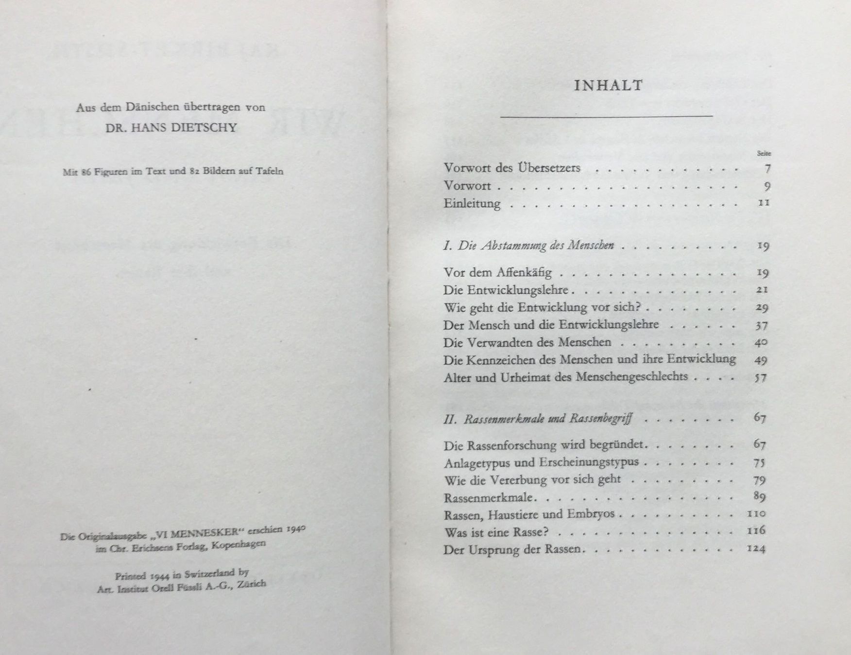 Libri: Kaj Birket-Smith: Menschen einst - jetzt – Usato da Oftringen venduto da Waltereg 2