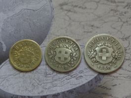 (((5 cts -10 cts - 20 cts 1850))) - billon