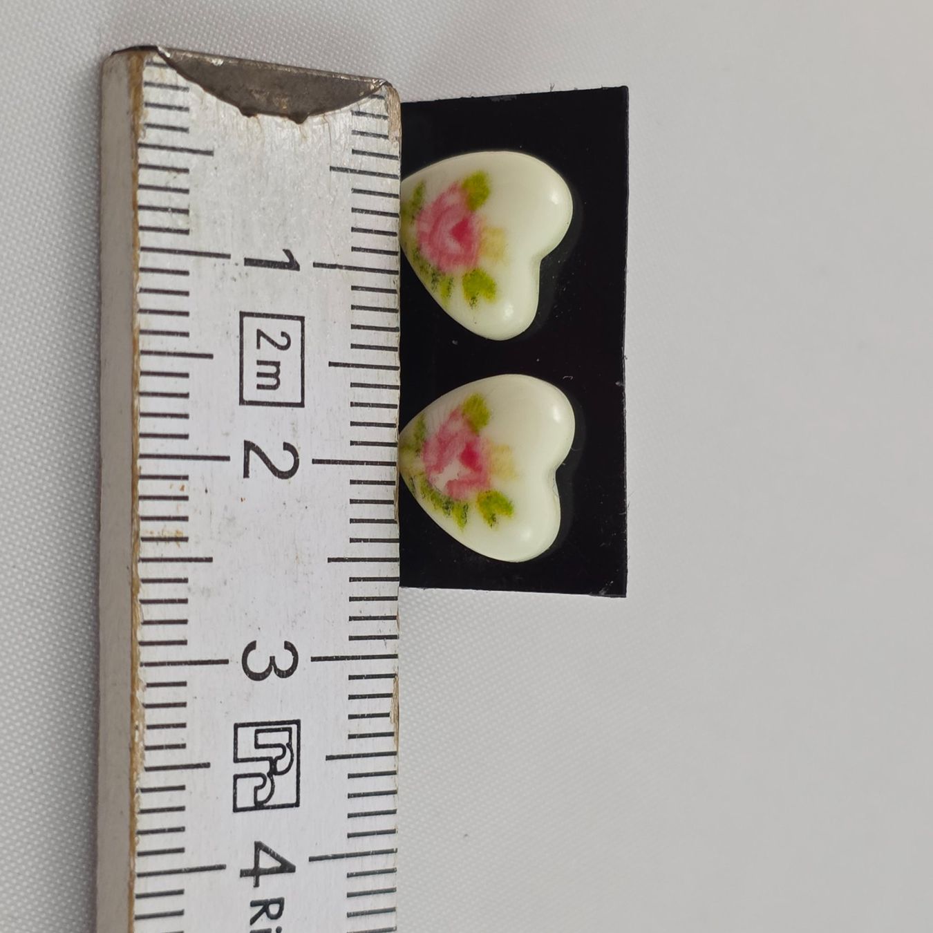 Orecchini pendenti & Orecchini a lobo: Vintage Ohrringe Herzen mit Rose       655 – Usato da Wald ZH venduto da Martin79 5