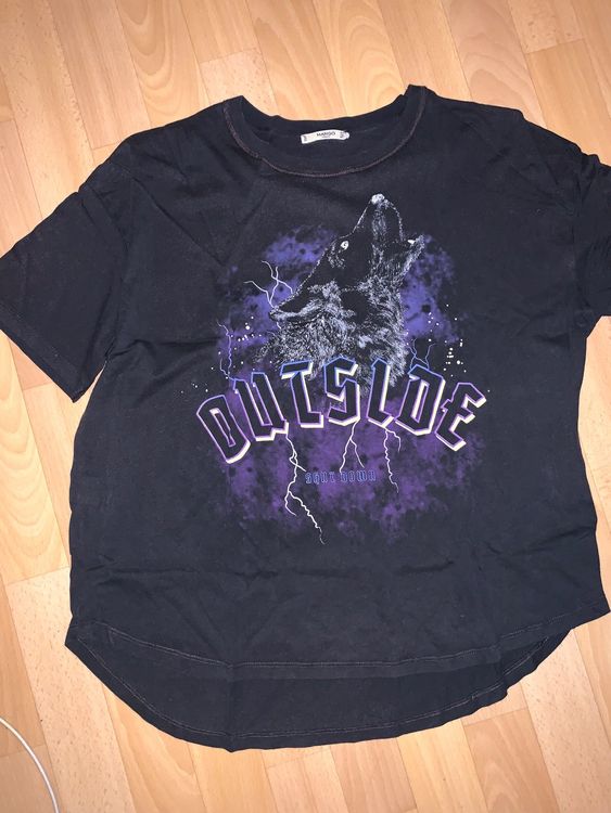 Mango T-shirt: T-shirt noir taille L – Usato da Lausanne venduto da nat_pk7n