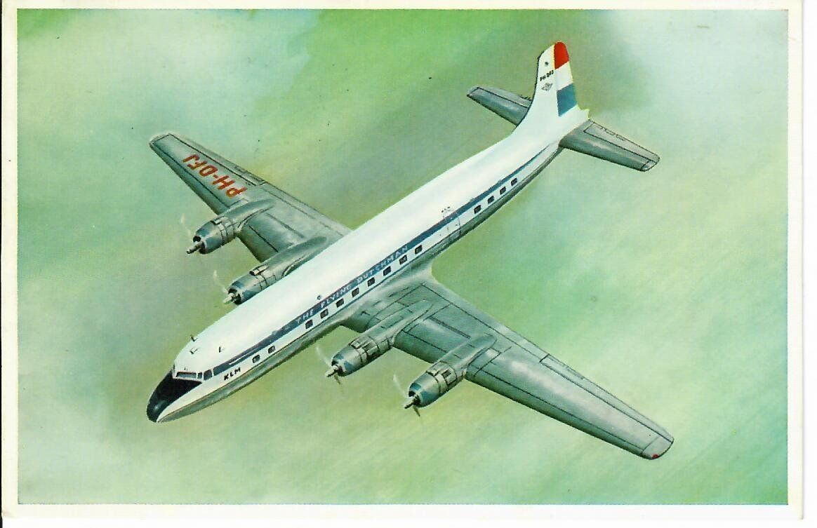 Cartes postales: Douglas DC-6B 1957 – D'occasion à Hochdorf par Ziegel-16