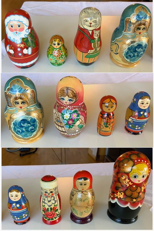 Handbeschilderde Matroesjka poppen | Souvenirs