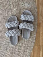Sandalen Copenhagen Shoes geflochten beige grau Grösse 40