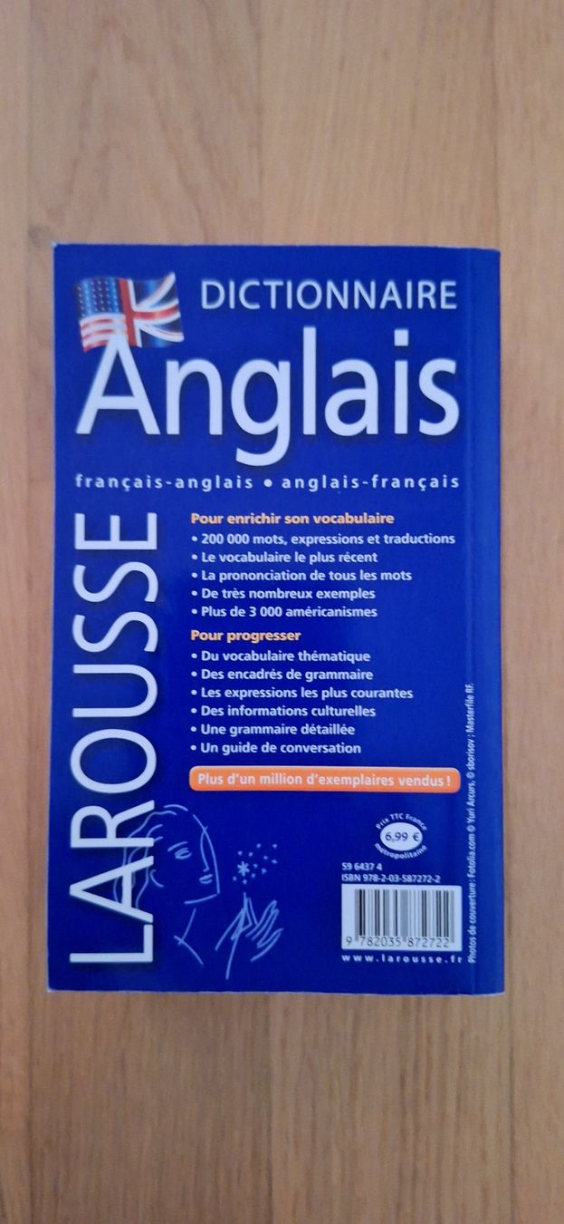 Livres: Dictionnaire Larousse, Anglais – D'occasion à Lussery-Villars par pousinete02 1