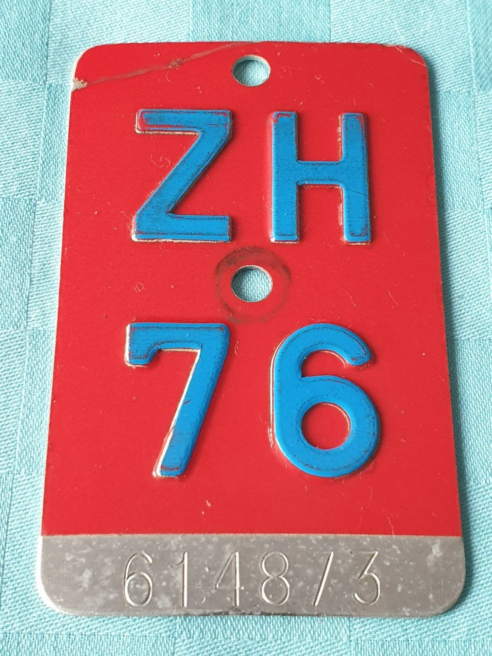 Ecriteaux: Velonummer ZH 76 – D'occasion à Mörschwil par spirspi