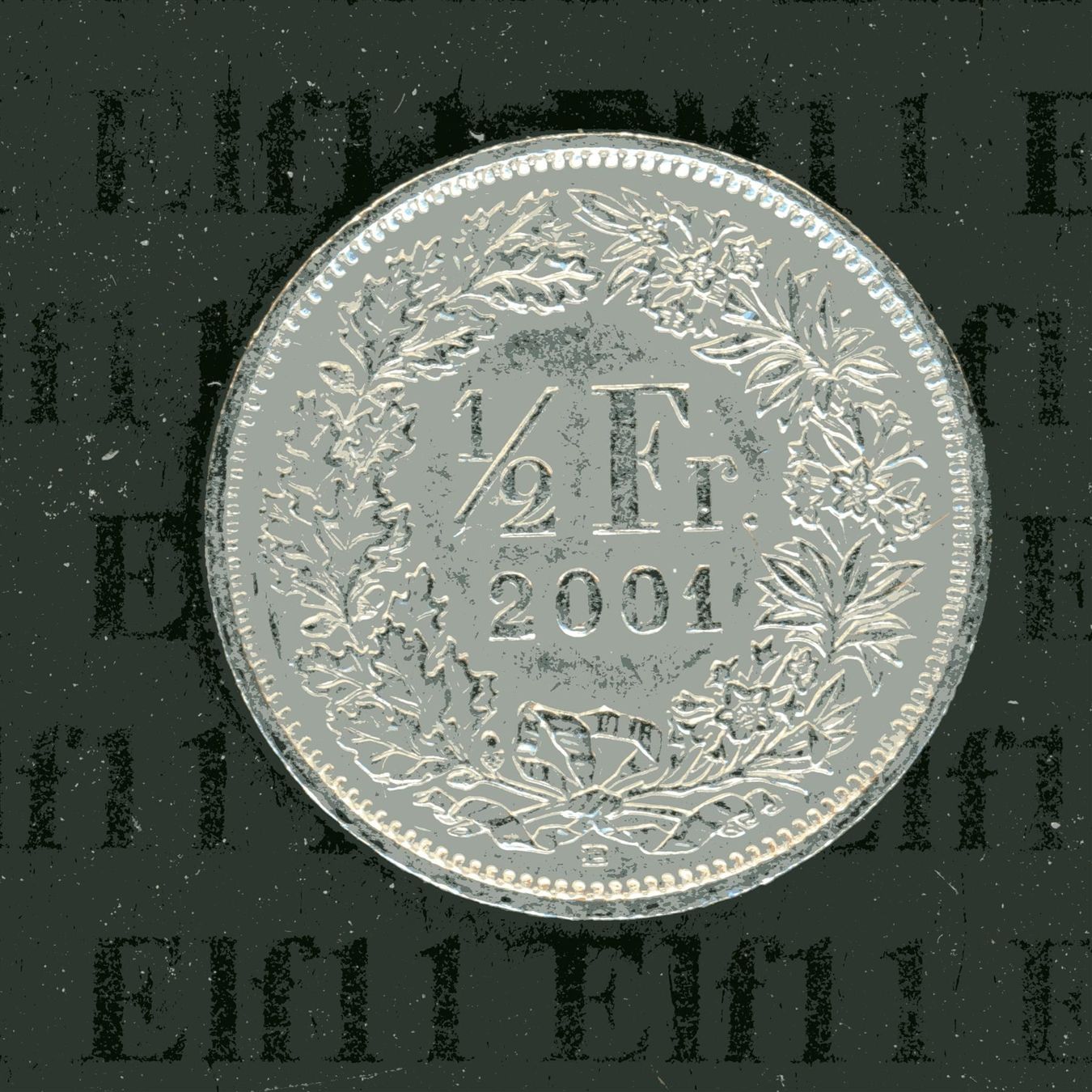 Tutti le monete: CHF___0.50 2001 -vz 50 Rappen – Usato da Widnau venduto da Elf11