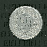 CHF___0.50 2001 -vz 50 Rappen