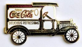 grosser Coca-Cola Auto Pin   - Breite 5 cm