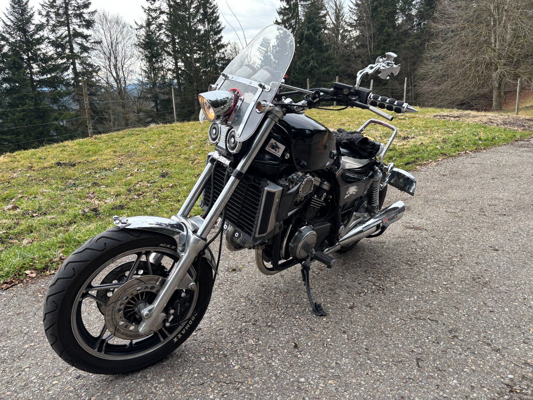 Honda Chopper: Chopper Honda VF 1100 C (Werkscode: SC 12), oder  als „V65 M – Usato da Mirchel venduto da Bulldoghene 2