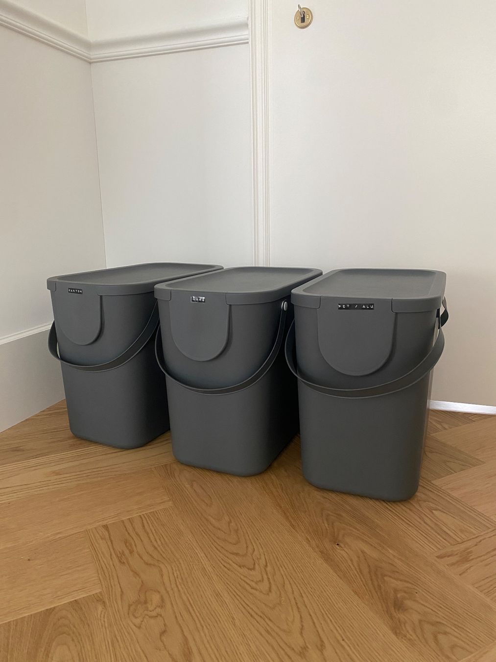 Rotho Poubelles: 3x Rotho Abfallbehälter grau neuwertig – D'occasion à Luzern par karinefurrer