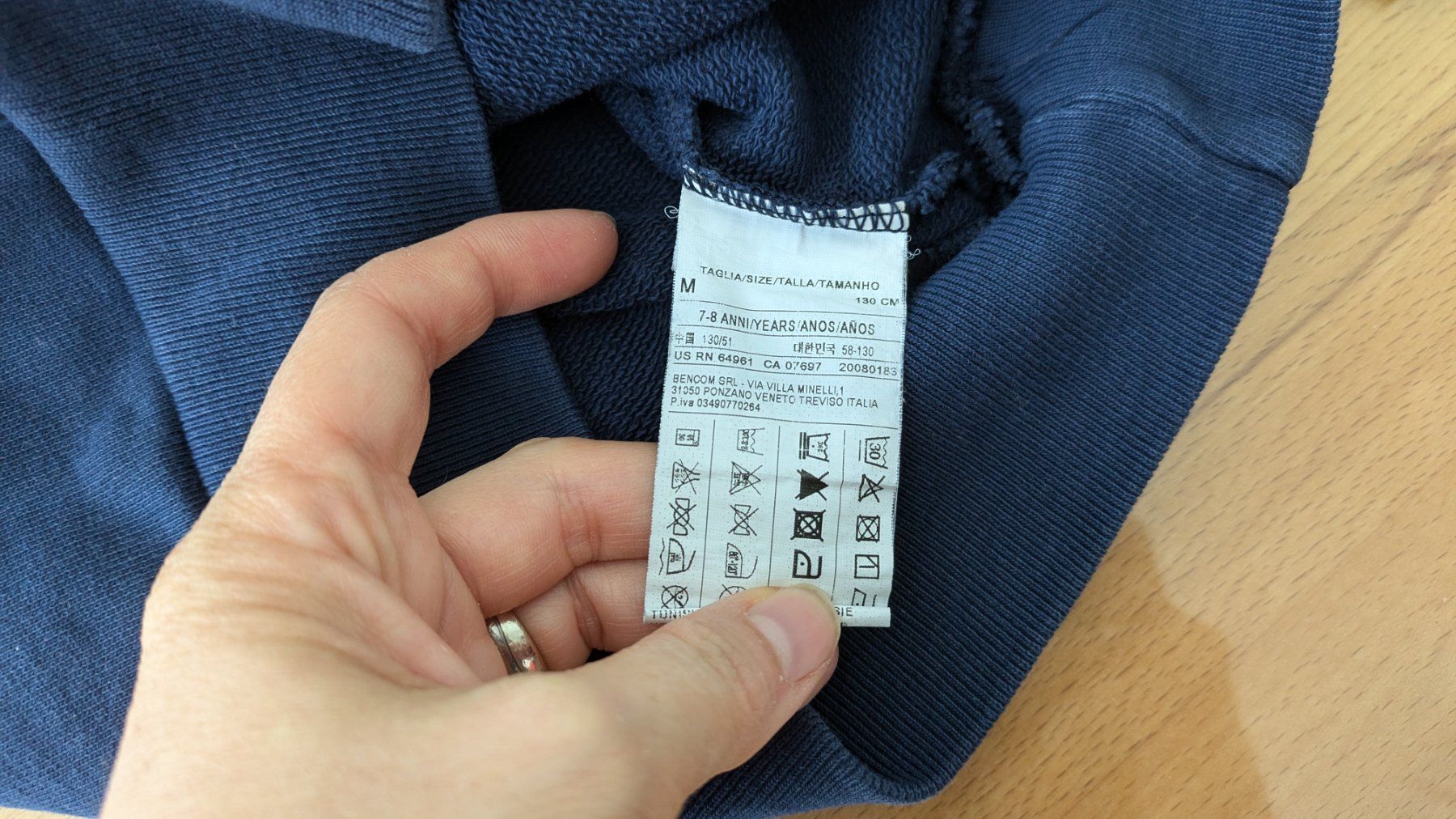 Benetton Maglioni & Felpe: Benetton Kapuzenpullover - 7-8 Jahre /122 – Usato da Staufen venduto da Fleby84 2