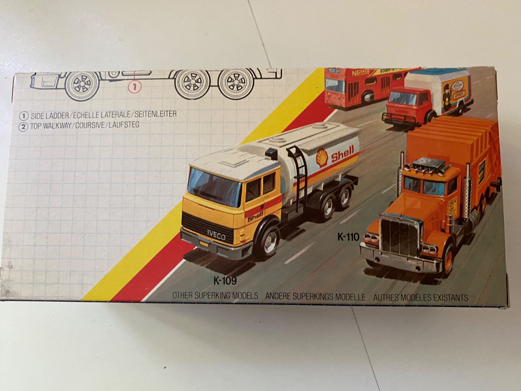Matchbox Modellini d'auto: MATCHBOX K-109 Shell Tankwagen – Nuovo e nell'imballaggio originale da Zürich venduto da DidierTG 3