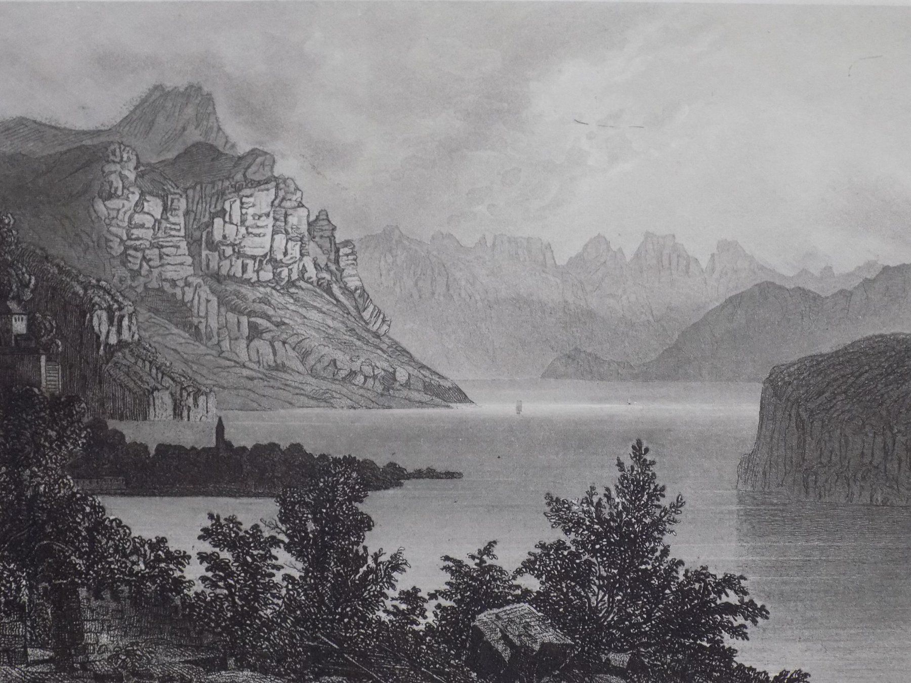 Stiche: Walensee Aquatinta Krüsi Verlag – Gebraucht aus Risch von Rischli15 1