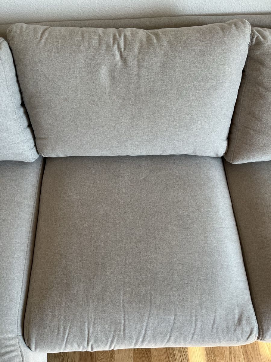 Divani: Ecksofa Stoff grau guter Zustand 245 cm – Usato da Luzern venduto da lu__pvv8 4