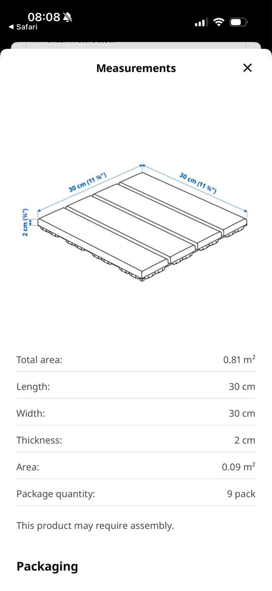 Revêtements de sol: Terrassenplatten – D'occasion à Stäfa par CharlotteJB 2
