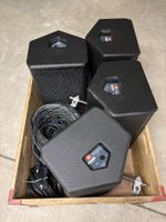 4 JBL MRX512M Boxen inkl. Kabel
