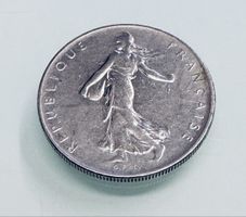 Seltene französische Münze 1 Franc 1964 Silber PPitty Top Zu
